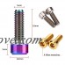 Titanium Stem Bolts M5x16mm with Allen Hex Tapered Bolts Screw for Bicycle Pack of 6 - B07FMJCVZ6